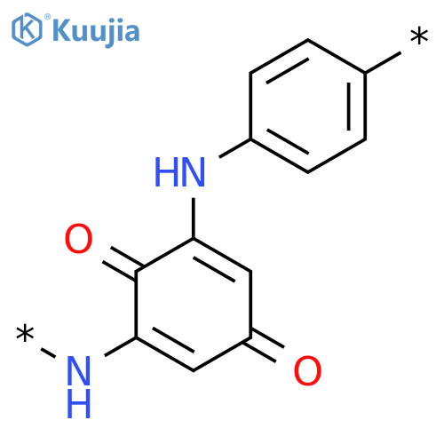 POLY[IMINO(2,5-DIOXO-3,6-CYCLOHEXADIENE-1,3-DIYL)IMINO-1,4-PHENYLENE] structure