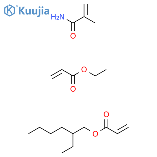2-Propenoic acid, ethyl ester, polymer with 2-ethylhexyl 2-propenoate and 2-methyl-2-propenamide structure