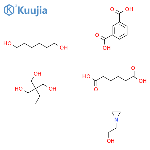 2-(Aziridin-1-yl)ethanol;benzene-1,3-dicarboxylic acid;2-ethyl-2-(hydroxymethyl)propane-1,3-diol;hexanedioic acid;hexane-1,6-diol structure