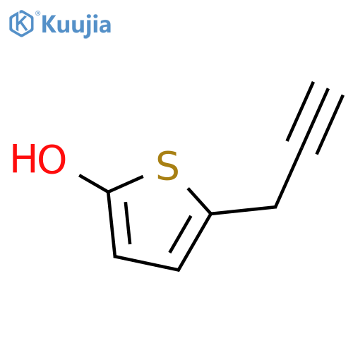 Thiophene-2-ol, 5-(2-propynyl)- structure
