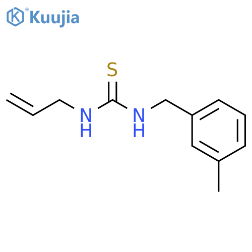 Thiourea, N-[(3-methylphenyl)methyl]-N'-2-propenyl- structure