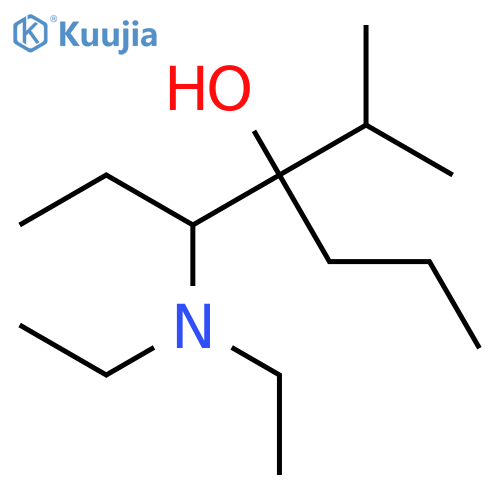 4-Heptanol, 3-(diethylamino)-4-(1-methylethyl)- structure
