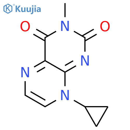 2,4(3H,8H)-PTERIDINEDIONE, 8-CYCLOPROPYL-3-METHYL- structure