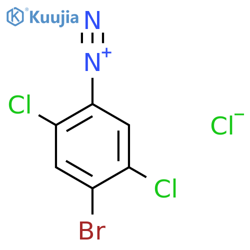 BENZENEDIAZONIUM, 4-BROMO-2,5-DICHLORO-, CHLORIDE structure