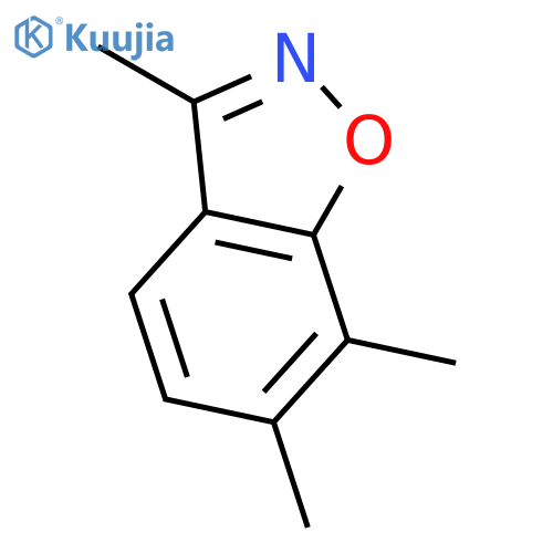 1,2-Benzisoxazole,3,6,7-trimethyl-(9CI) structure
