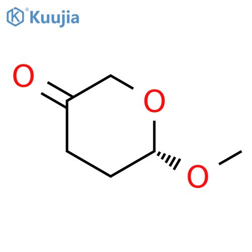 2H-PYRAN-3(4H)-ONE, DIHYDRO-6-METHOXY-, (S)- structure