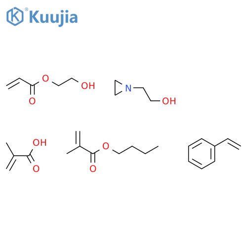 2-Propenoicacid,2-methyl-,polymerwithbutyl2-methyl-2-propenoate,ethenylbenzeneand2-hydroxyethyl2-propenoate,1-aziridineethanol-terminated structure