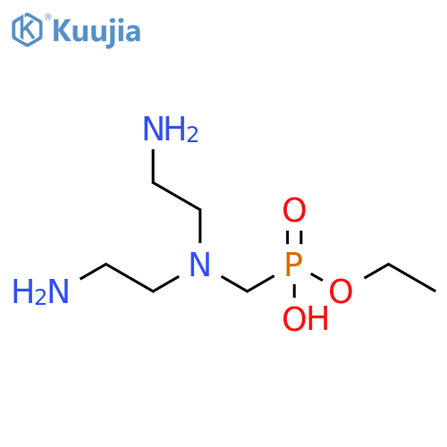 Phosphonic acid, [[bis(2-aminoethyl)amino]methyl]-, monoethyl ester structure