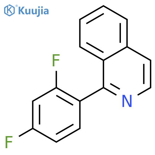 Isoquinoline, 1-(2,4-difluorophenyl)- structure