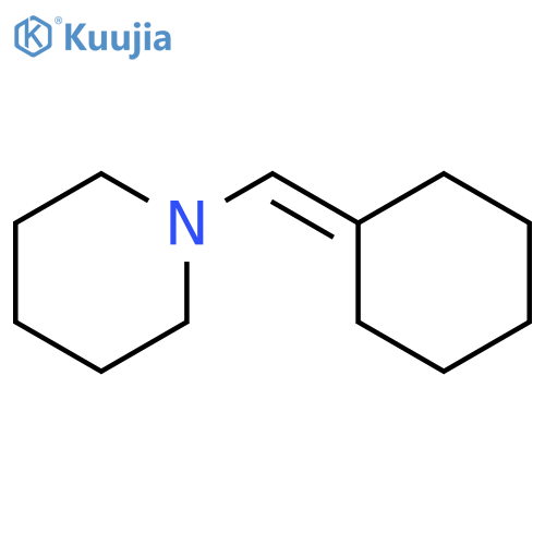 Piperidine, 1-(cyclohexylidenemethyl)- structure