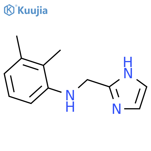 N-(1H-imidazol-2-yl)methyl-2,3-dimethylaniline structure