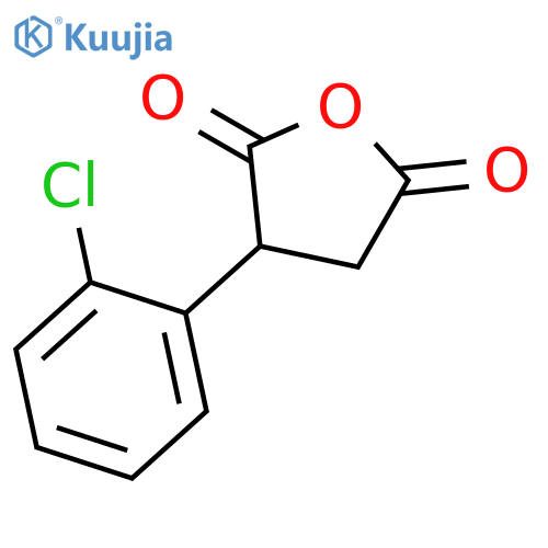 2,5-FURANDIONE, 3-(2-CHLOROPHENYL)DIHYDRO- structure