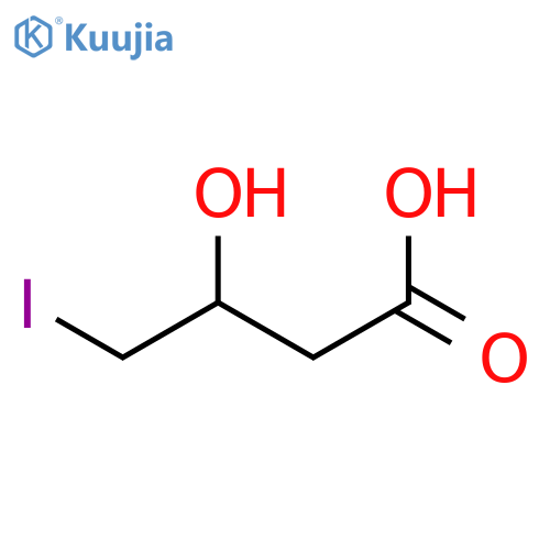 3-hydroxy-4-iodobutanoic acid structure
