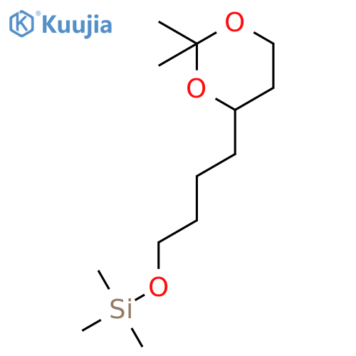 Silane, [4-(2,2-dimethyl-1,3-dioxan-4-yl)butoxy]trimethyl- structure