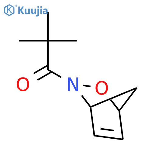 2-OXA-3-AZABICYCLO[2.2.1]HEPT-5-ENE, 3-(2,2-DIMETHYL-1-OXOPROPYL)- structure