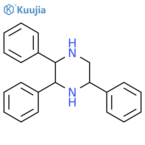 PIPERAZINE, 2,3,5-TRIPHENYL- structure