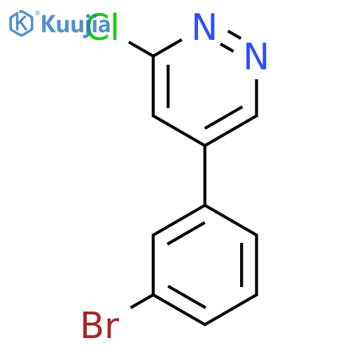 5-(3-bromophenyl)-3-chloropyridazine structure