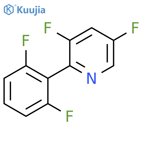 Pyridine, 2-(2,6-difluorophenyl)-3,5-difluoro- structure