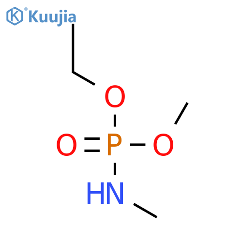 Phosphoramidic acid, methyl-, ethyl methyl ester structure