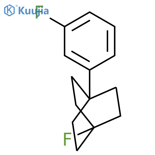 BICYCLO[2.2.2]OCTANE, 1-FLUORO-4-(3-FLUOROPHENYL)- structure