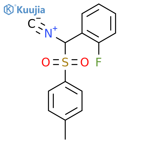 1-(2-Fluorophenyl)-1-tosylmethyl isocyanide structure