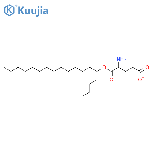 Glutamic acid, 5-octadecyl ester structure