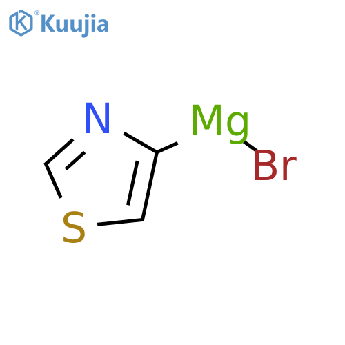 Magnesium, bromo-4-thiazolyl- structure