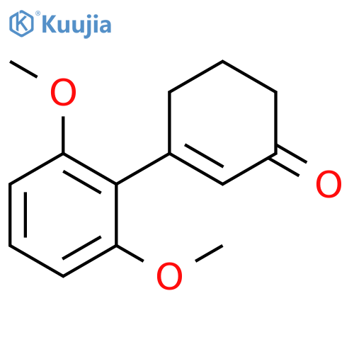 2-Cyclohexen-1-one, 3-(2,6-dimethoxyphenyl)- structure