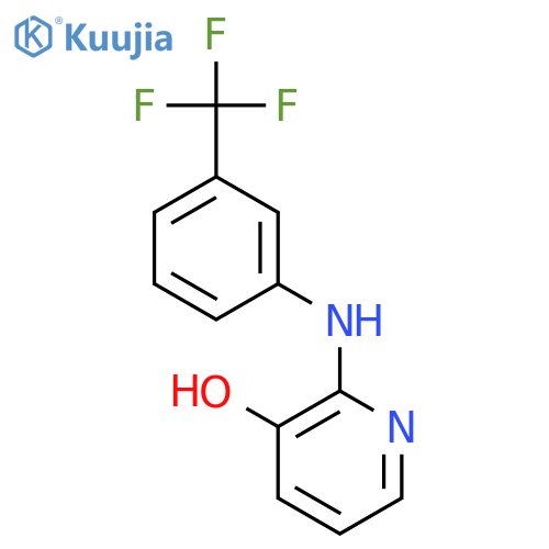 2-[3-(Trifluoromethyl)anilino]pyridin-3-ol structure