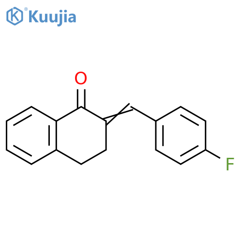 1(2H)-Naphthalenone, 2-[(4-fluorophenyl)methylene]-3,4-dihydro- structure