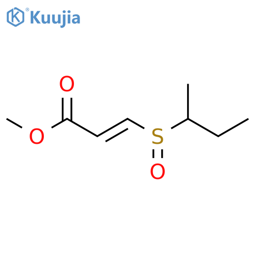 2-PROPENOIC ACID, 3-[(1-METHYLPROPYL)SULFINYL]-, METHYL ESTER structure