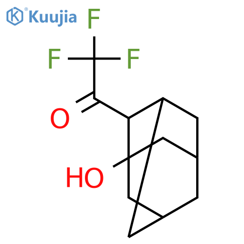 ETHANONE, 2,2,2-TRIFLUORO-1-(1-HYDROXYTRICYCLO[3.3.1.13,7]DEC-2-YL)- structure