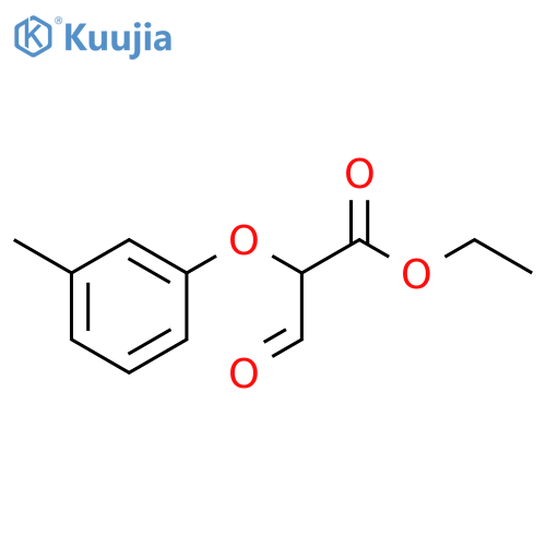 Ethyl 2-(3-methylphenoxy)-3-oxopropanoate structure