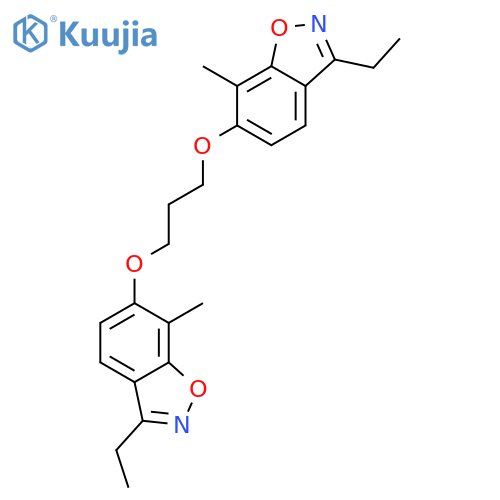 1,2-Benzisoxazole, 6,6'-[1,3-propanediylbis(oxy)]bis[3-ethyl-7-methyl- structure