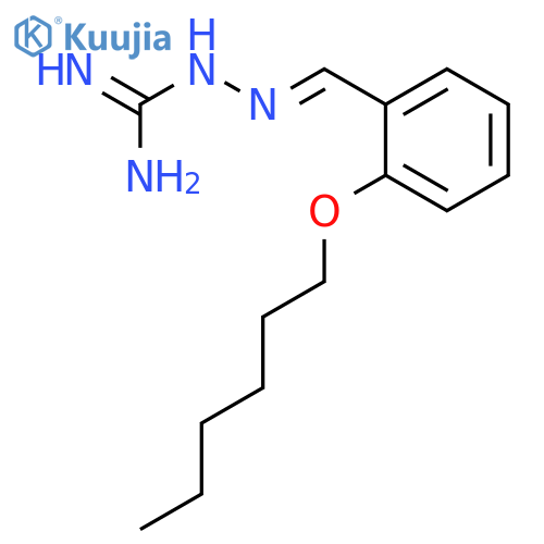 HYDRAZINECARBOXIMIDAMIDE, 2-[[2-(HEXYLOXY)PHENYL]METHYLENE]- structure