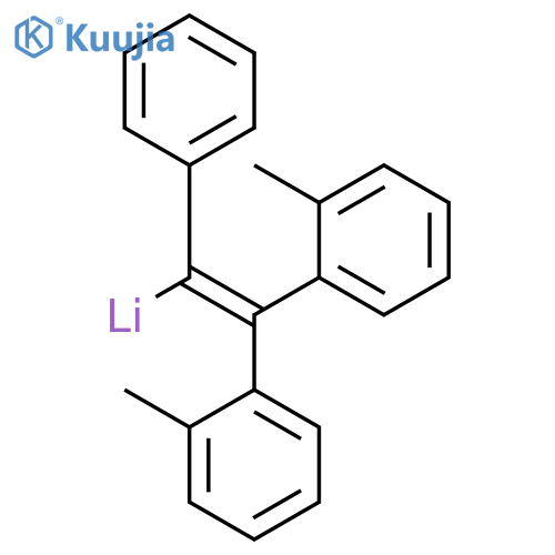 LITHIUM, [2,2-BIS(2-METHYLPHENYL)-1-PHENYLETHENYL]- structure