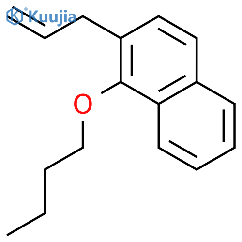 Naphthalene, 1-butoxy-2-(2-propenyl)- structure