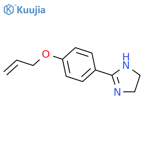 1H-Imidazole, 4,5-dihydro-2-[4-(2-propenyloxy)phenyl]- structure