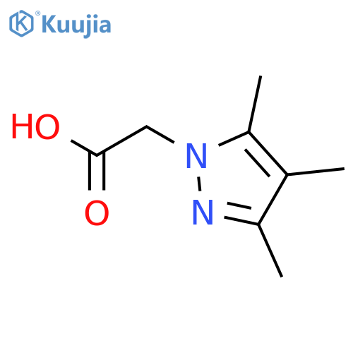 2-(3,4,5-Trimethyl-1H-pyrazol-1-yl)acetic acid structure