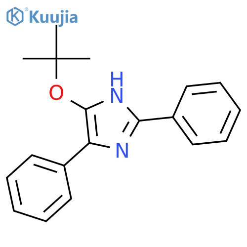 1H-Imidazole, 4-(1,1-dimethylethoxy)-2,5-diphenyl- structure