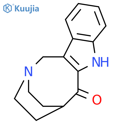 2,5-ETHANO-2H-AZOCINO[4,3-B]INDOL-6(3H)-ONE, 1,4,5,7-TETRAHYDRO- structure