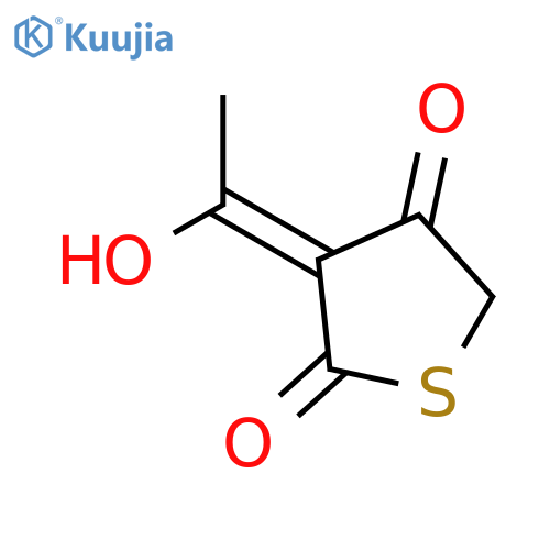 2,4(3H,5H)-Thiophenedione, 3-(1-hydroxyethylidene)-, (Z)- (9CI) structure