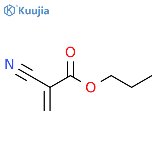 2-Propenoic acid,2-cyano-, propyl ester structure