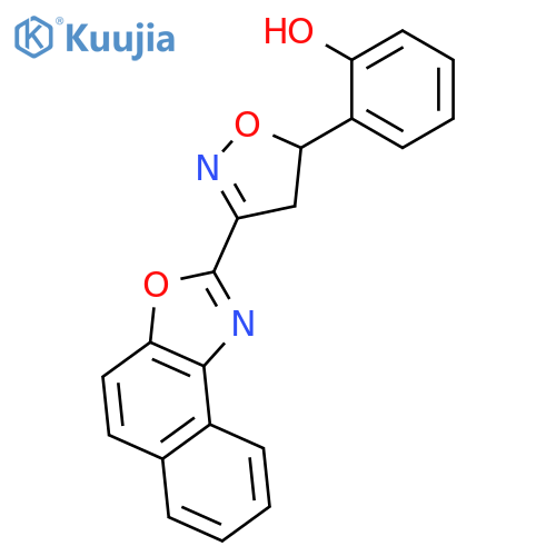 PHENOL, 2-(4,5-DIHYDRO-3-NAPHTH[1,2-D]OXAZOL-2-YL-5-ISOXAZOLYL)- structure
