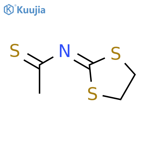Ethanethioamide, N-1,3-dithiolan-2-ylidene- structure
