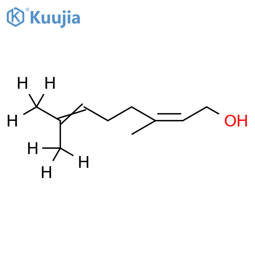 2,6-Octadien-8,8,8-d3-1-ol, 3-methyl-7-(methyl-d3)-, (Z)- (9CI) structure