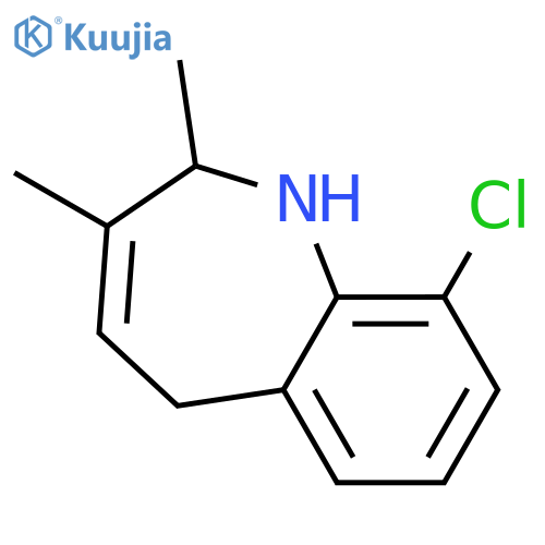 1H-1-BENZAZEPINE, 9-CHLORO-2,5-DIHYDRO-2,3-DIMETHYL- structure