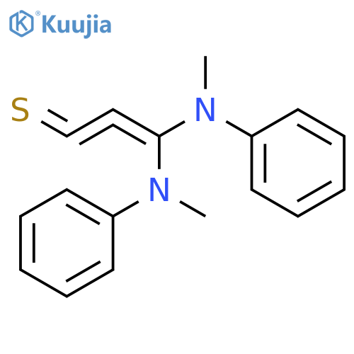 Bis[methyl(phenyl)amino]propadiene-1-thione structure