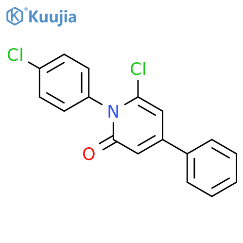 2(1H)-Pyridinone, 6-chloro-1-(4-chlorophenyl)-4-phenyl- structure