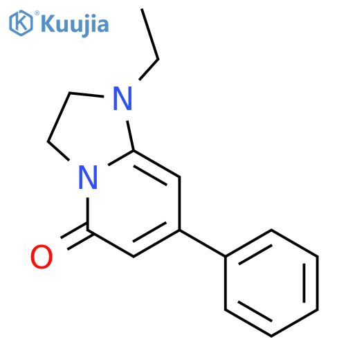 1-ethyl-7-phenyl-2,3-dihydroimidazo[1,2-a]pyridin-5(1H)-one structure